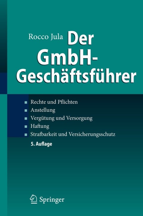 Cover image for book Der GmbH-Geschäftsführer