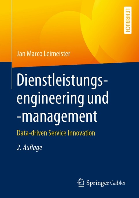 Cover image for book Dienstleistungsengineering und -management