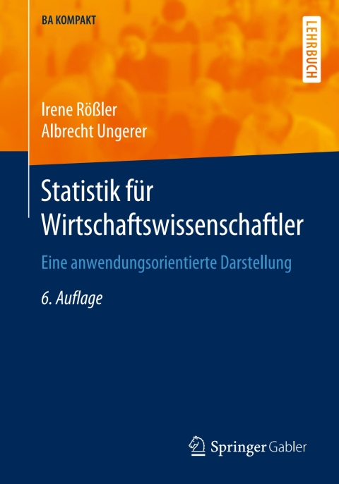 Cover image for book Statistik für Wirtschaftswissenschaftler