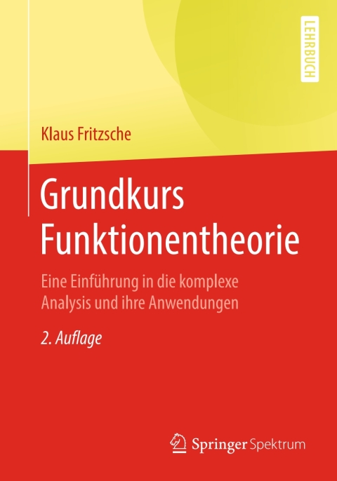 Cover image for book Grundkurs Funktionentheorie