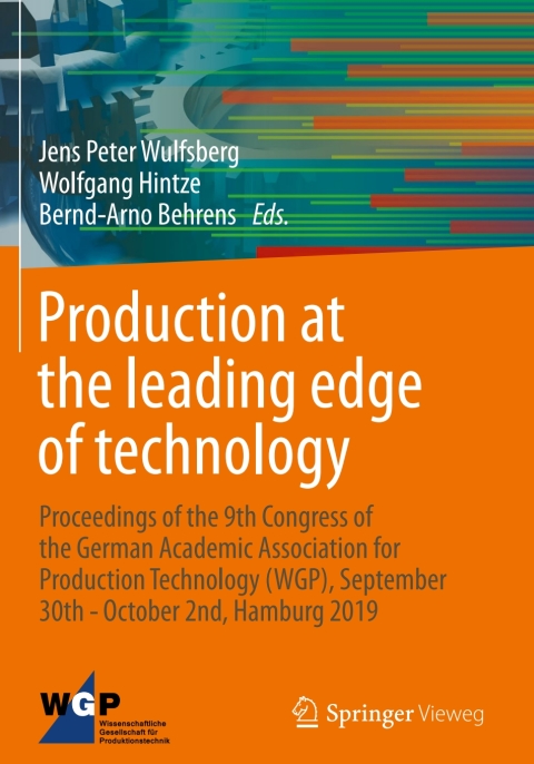 Cover image for book Production at the leading edge of technology