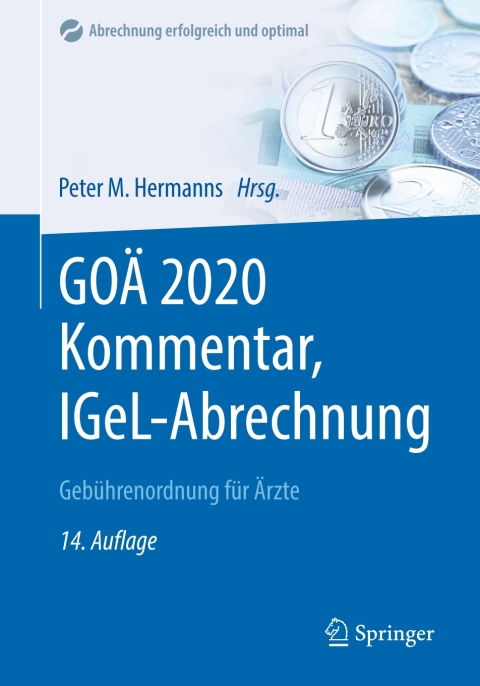 Cover image for book GOÄ 2020 Kommentar, IGeL-Abrechnung