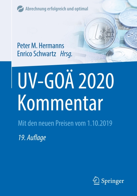 Cover image for book UV-GOÄ 2020 Kommentar