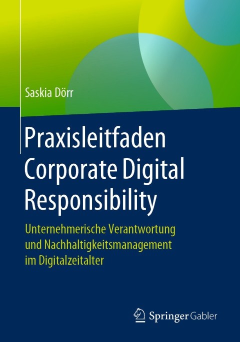 Cover image for book Praxisleitfaden Corporate Digital Responsibility