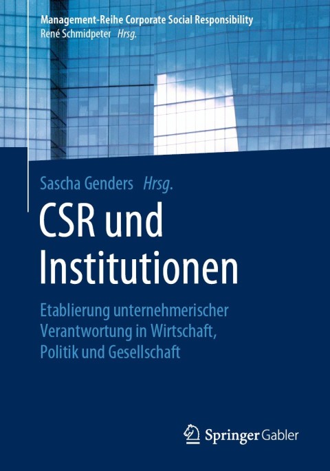 Cover image for book CSR und Institutionen