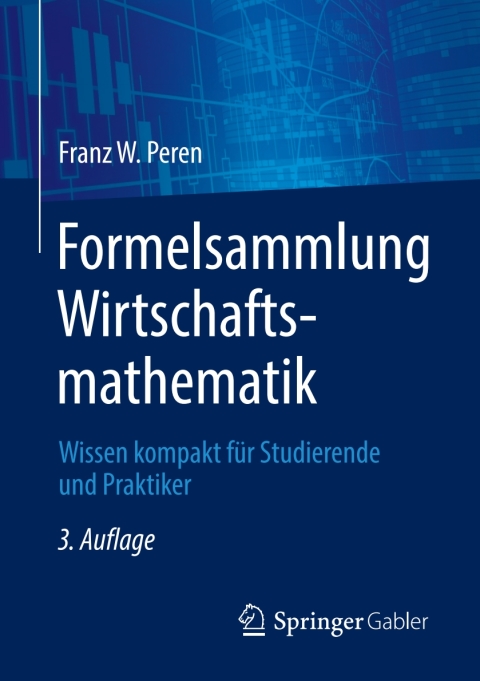 Cover image for book Formelsammlung Wirtschaftsmathematik