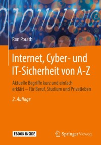 Cover image: Internet, Cyber- und IT-Sicherheit von A-Z 2nd edition 9783662609101