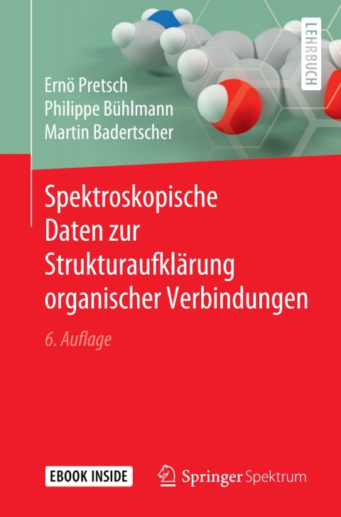 Cover image for book Spektroskopische Daten zur Strukturaufklärung organischer Verbindungen