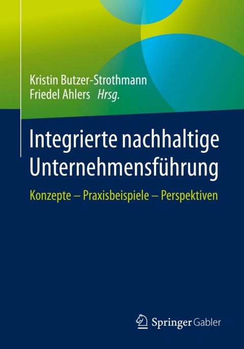 Cover image for book Integrierte nachhaltige Unternehmensführung
