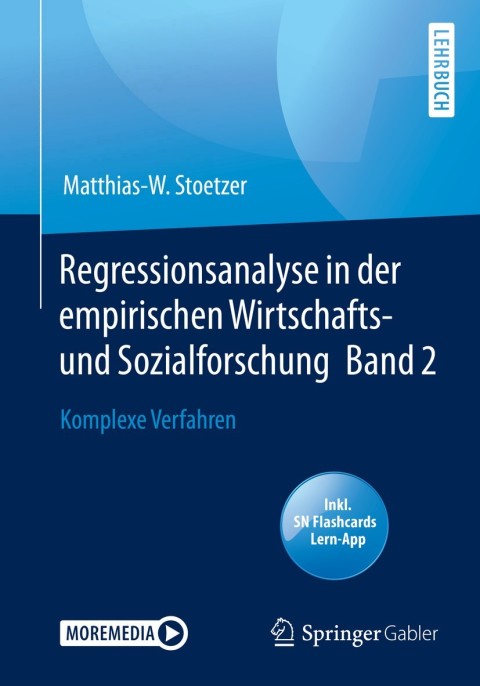 Cover image for book Regressionsanalyse in der empirischen Wirtschafts- und Sozialforschung Band 2