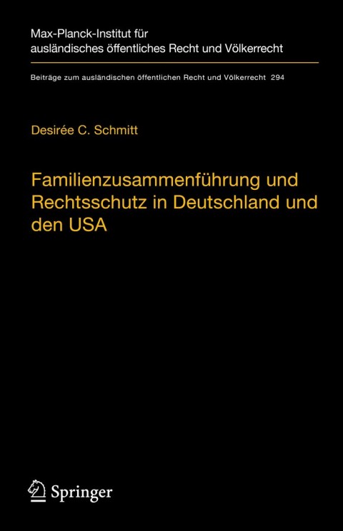 Cover image for book Familienzusammenführung und Rechtsschutz in Deutschland und den USA