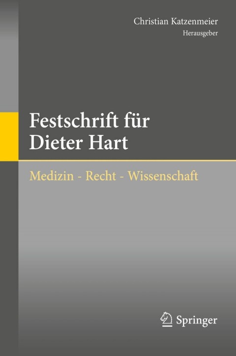 Cover image for book Festschrift für Dieter Hart