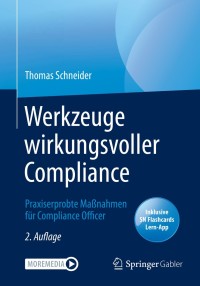 Omslagafbeelding: Werkzeuge wirkungsvoller Compliance 2nd edition 9783662617915