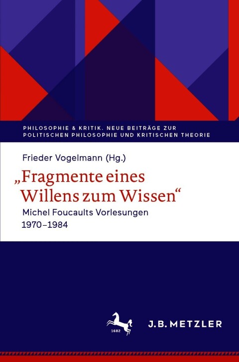 Cover image for book ,,Fragmente eines Willens zum Wissen"