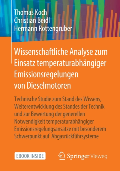 Cover image for book Wissenschaftliche Analyse zum Einsatz temperaturabhängiger Emissionsregelungen von Dieselmotoren