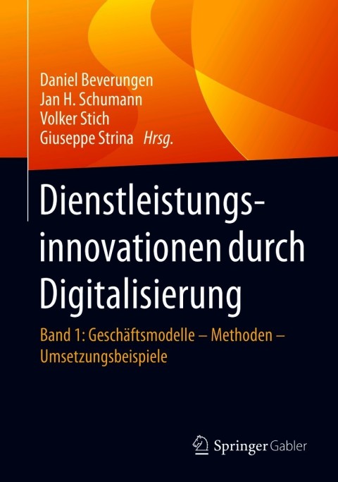 Cover image for book Dienstleistungsinnovationen durch Digitalisierung