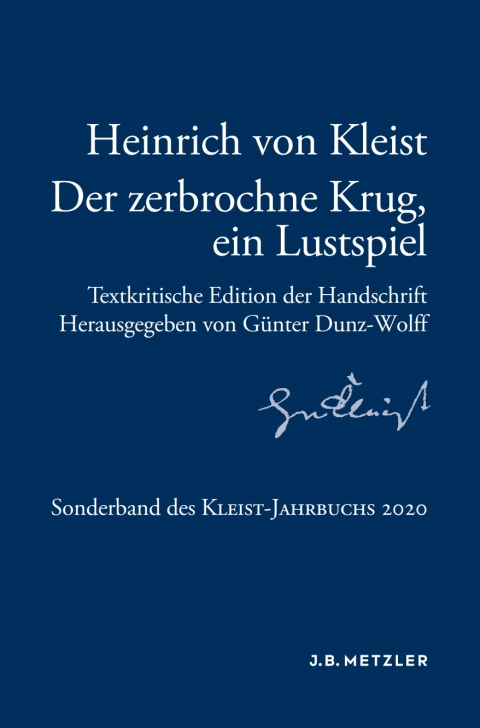 Cover image for book Heinrich von Kleist: Der zerbrochne Krug, ein Lustspiel
