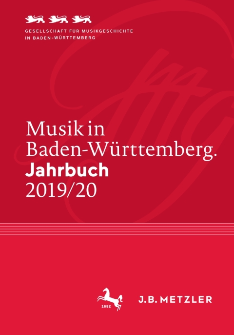 Cover image for book Musik in Baden-Württemberg. Jahrbuch 2019/20