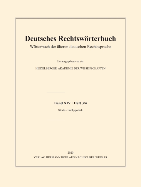 Cover image for book Deutsches Rechtswörterbuch