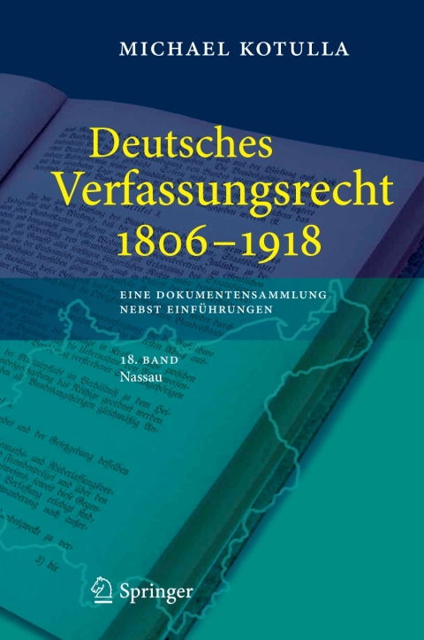 Cover image for book Deutsches Verfassungsrecht 1806 - 1918