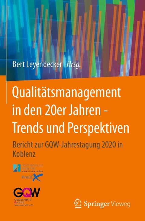 Cover image for book Qualitätsmanagement in den 20er Jahren - Trends und Perspektiven