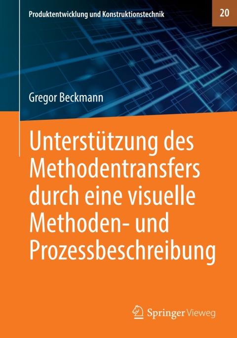 Cover image for book Unterstützung des Methodentransfers durch eine visuelle Methoden- und Prozessbeschreibung