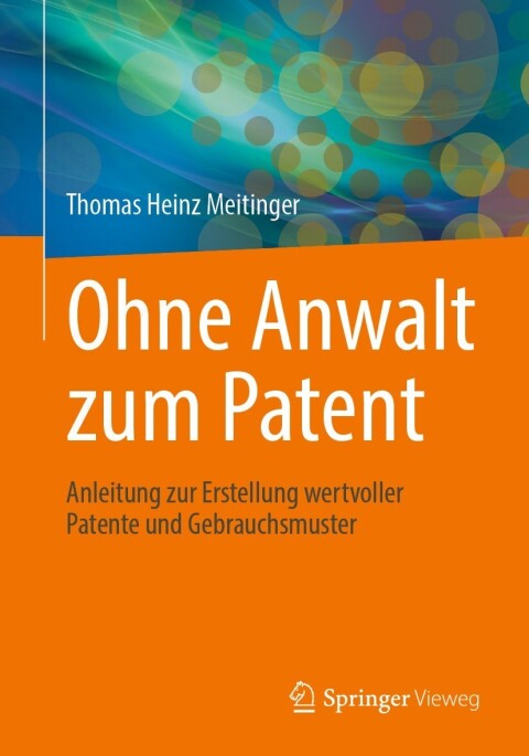 Cover image for book Ohne Anwalt zum Patent