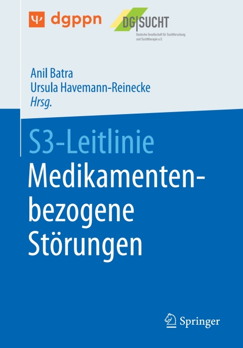 Cover image for book S3-Leitlinie Medikamentenbezogene Störungen