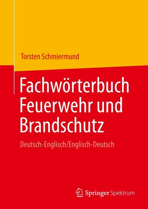 Cover image for book Fachwörterbuch Feuerwehr und Brandschutz
