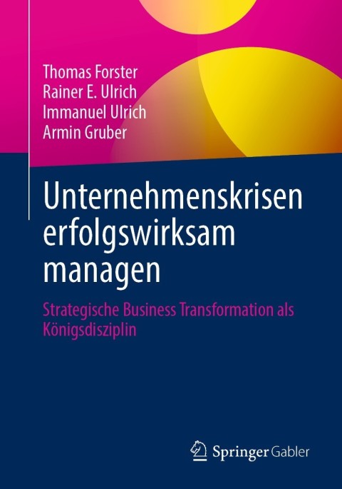 Cover image for book Unternehmenskrisen erfolgswirksam managen