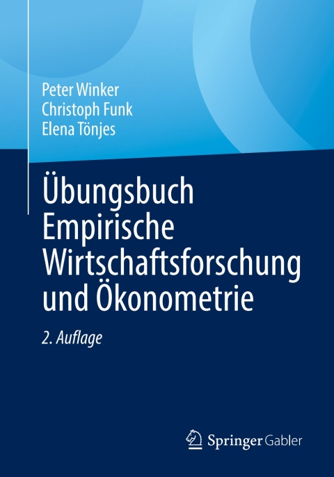 Cover image for book Übungsbuch Empirische Wirtschaftsforschung und Ökonometrie