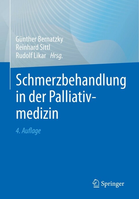 Cover image for book Schmerzbehandlung in der Palliativmedizin