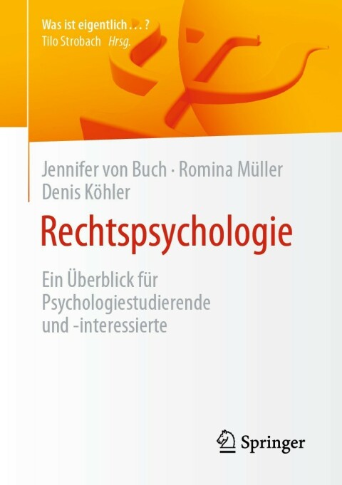Cover image for book Rechtspsychologie
