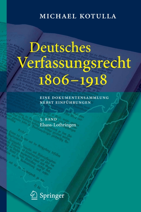 Cover image for book Deutsches Verfassungsrecht 1806 - 1918