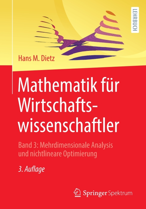 Cover image for book Mathematik für Wirtschaftswissenschaftler