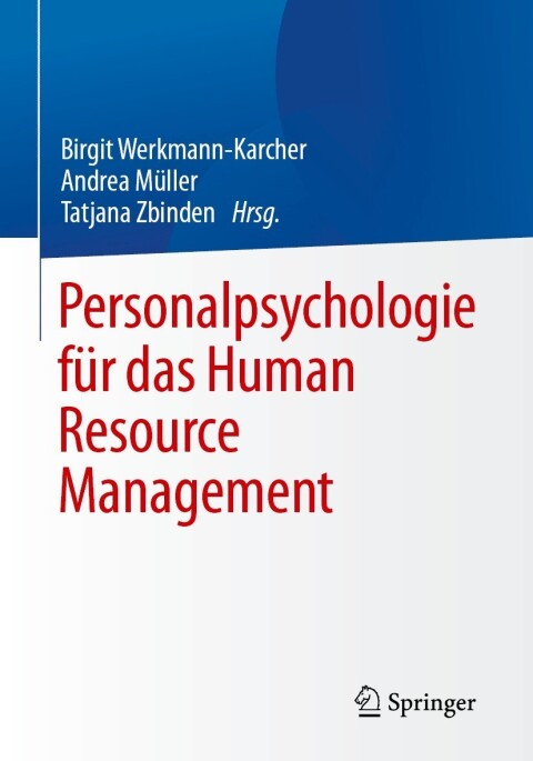 Cover image for book Personalpsychologie für das Human Resource Management