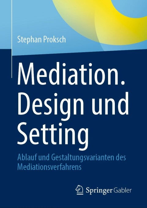 Cover image for book Mediation. Design und Setting