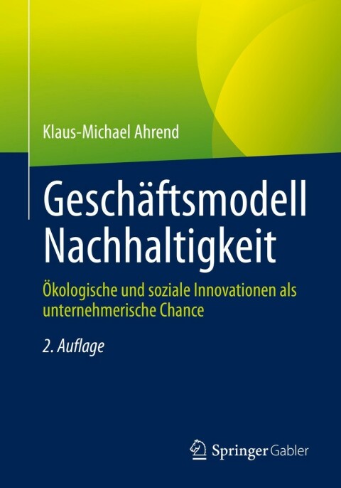 Cover image for book Geschäftsmodell Nachhaltigkeit