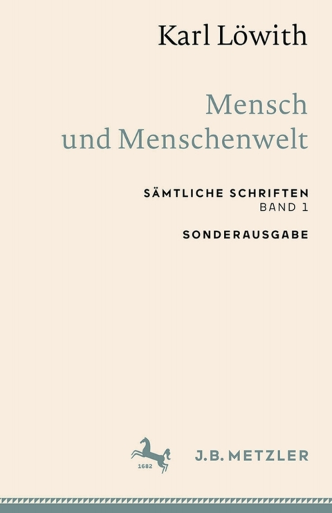 Cover image for book Karl Löwith: Mensch und Menschenwelt