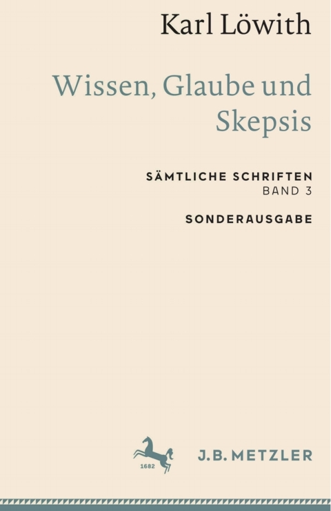 Cover image for book Karl Löwith: Wissen, Glaube und Skepsis