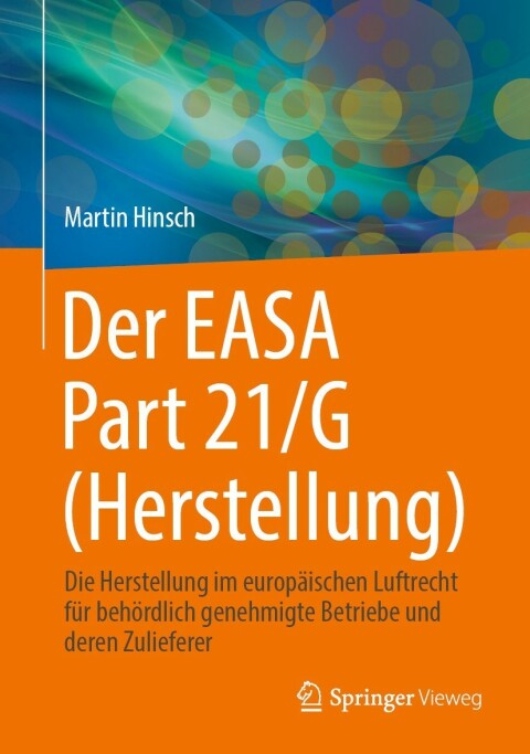 Cover image for book Der EASA Part 21/G (Herstellung)