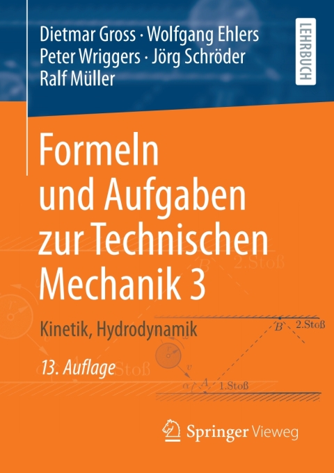 Cover image for book Formeln und Aufgaben zur Technischen Mechanik 3