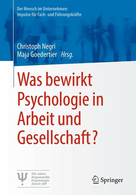 Cover image for book Was bewirkt Psychologie in Arbeit und Gesellschaft?