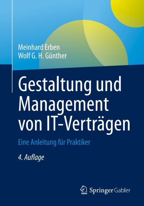 Cover image for book Gestaltung und Management von IT-Verträgen