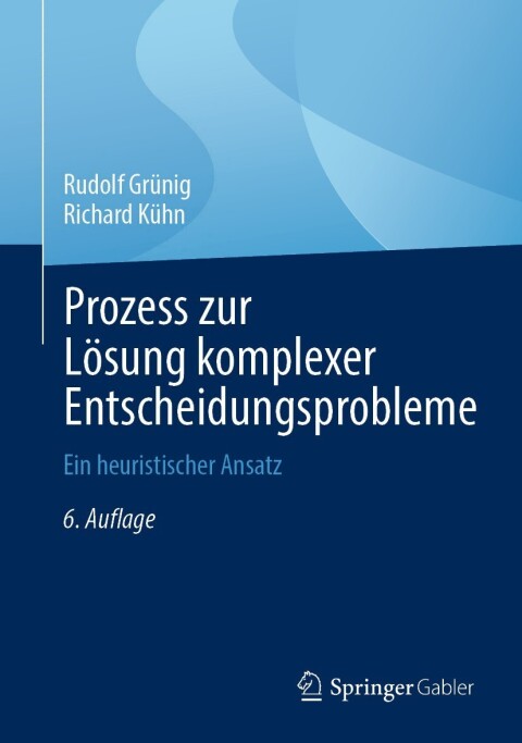 Cover image for book Prozess zur Lösung komplexer Entscheidungsprobleme