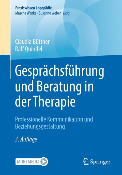 Cover image for book Gesprächsführung und Beratung in der Therapie