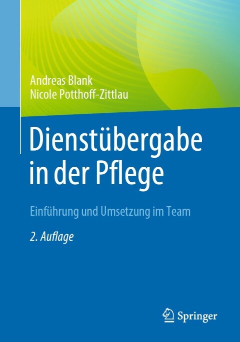 Cover image for book Dienstübergabe in der Pflege