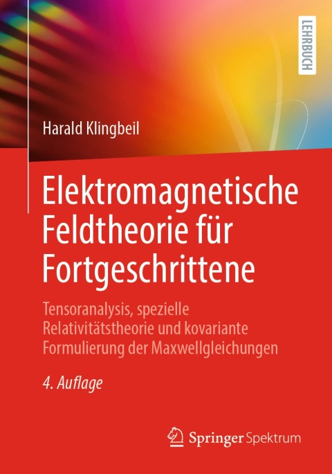 Cover image for book Elektromagnetische Feldtheorie für Fortgeschrittene