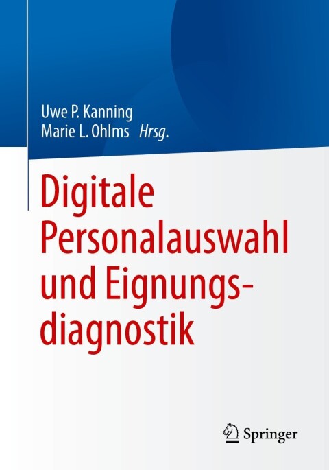 Cover image for book Digitale Personalauswahl und Eignungsdiagnostik