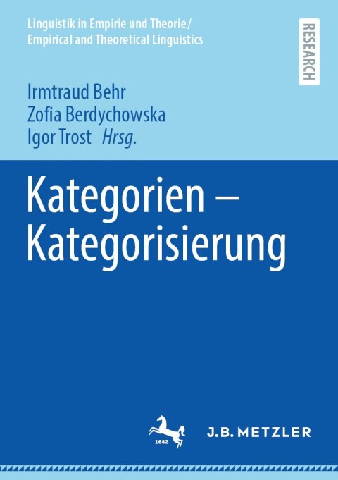 Cover image for book Kategorien – Kategorisierung